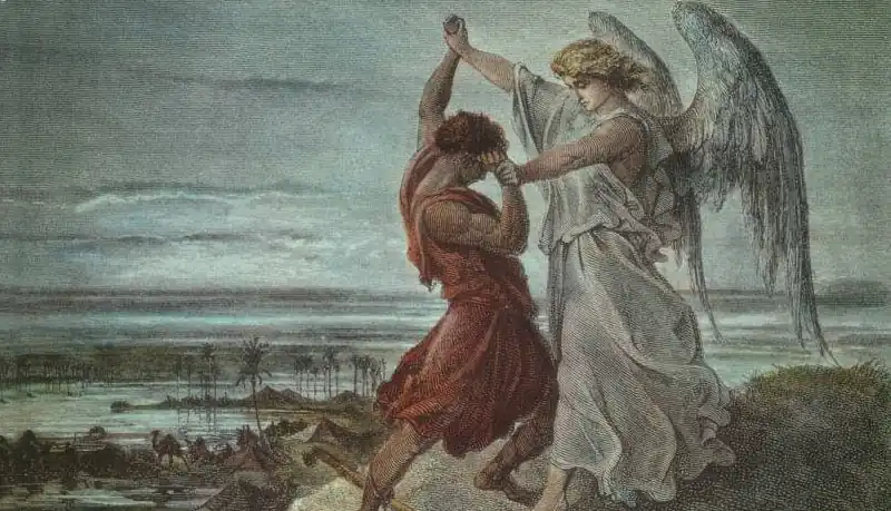 Jacob's Dream with Angel of God