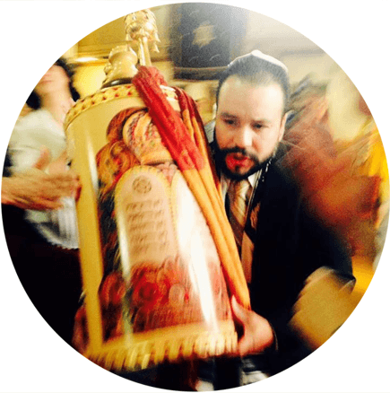 Carrying Torah Scroll